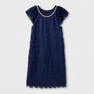 Cat & Jack navy dress girls NEVER WORN